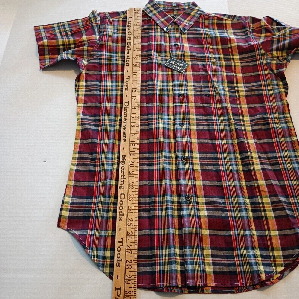 Vintage Le‎ Tigre Plaid Shirt